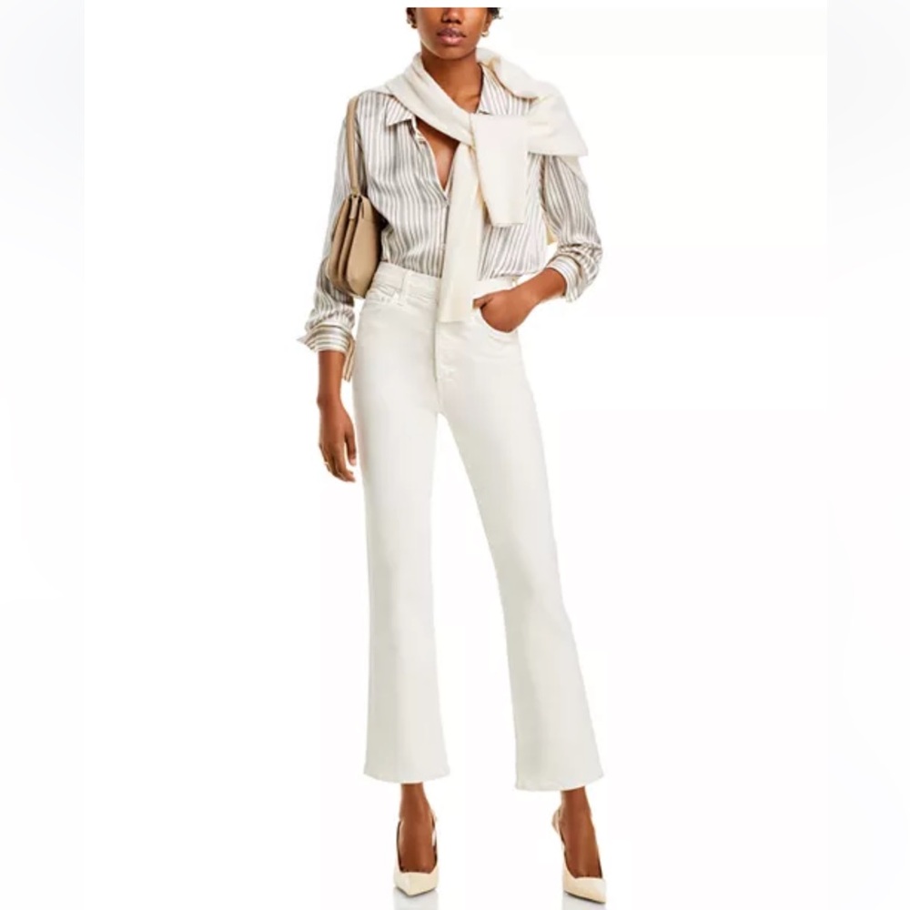 MOTHER The Tripper High Rise Ankle Jeans in Totally Innocent